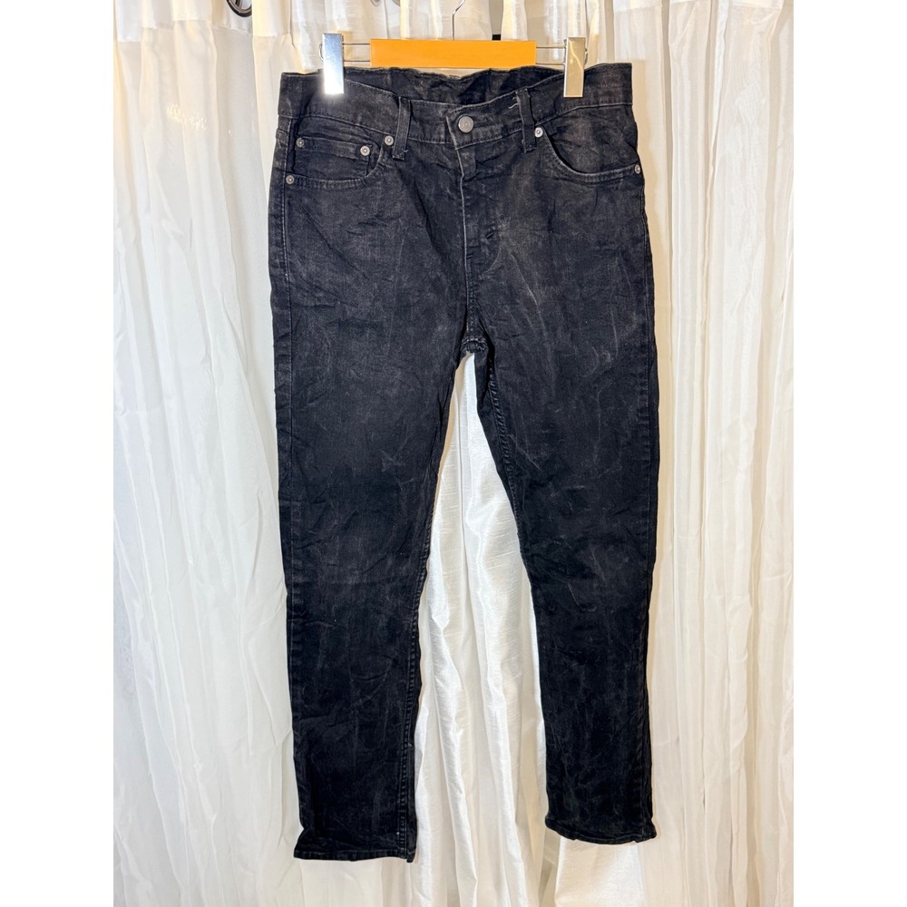 Levi's 511 Slim Fit Jeans Mens 32x32 Black Faded Denim Pants